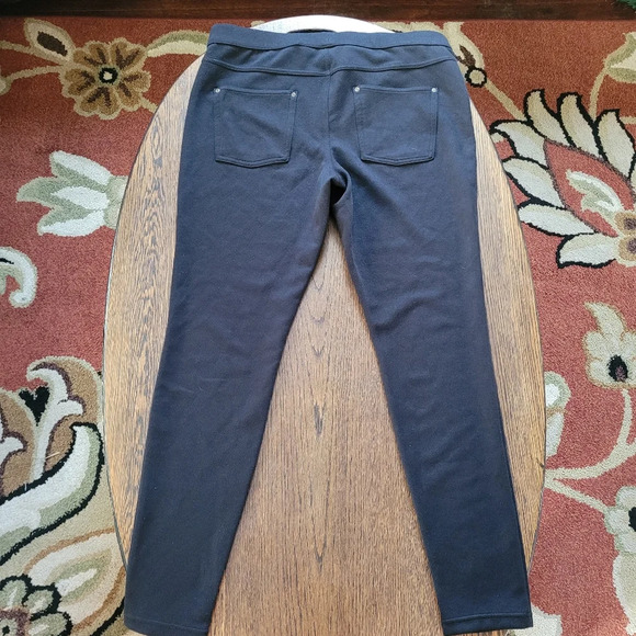 Hue Skinny Fit Sleek Ponte Black Leggings Size Women's XL - Picture 4 of 11